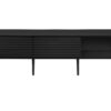 TV Stand, Media Entertainment Center, Storage Cabinet, Console, Storage Shelves, Bedroom, Living Room, Contemporary, Modern - Black - Image 7