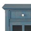 Acadian - Entryway Storage Cabinet - Distressed Coastal Blue - Image 8