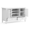 Warm Shaker - Handcrafted TV Media Stand - White - Image 2