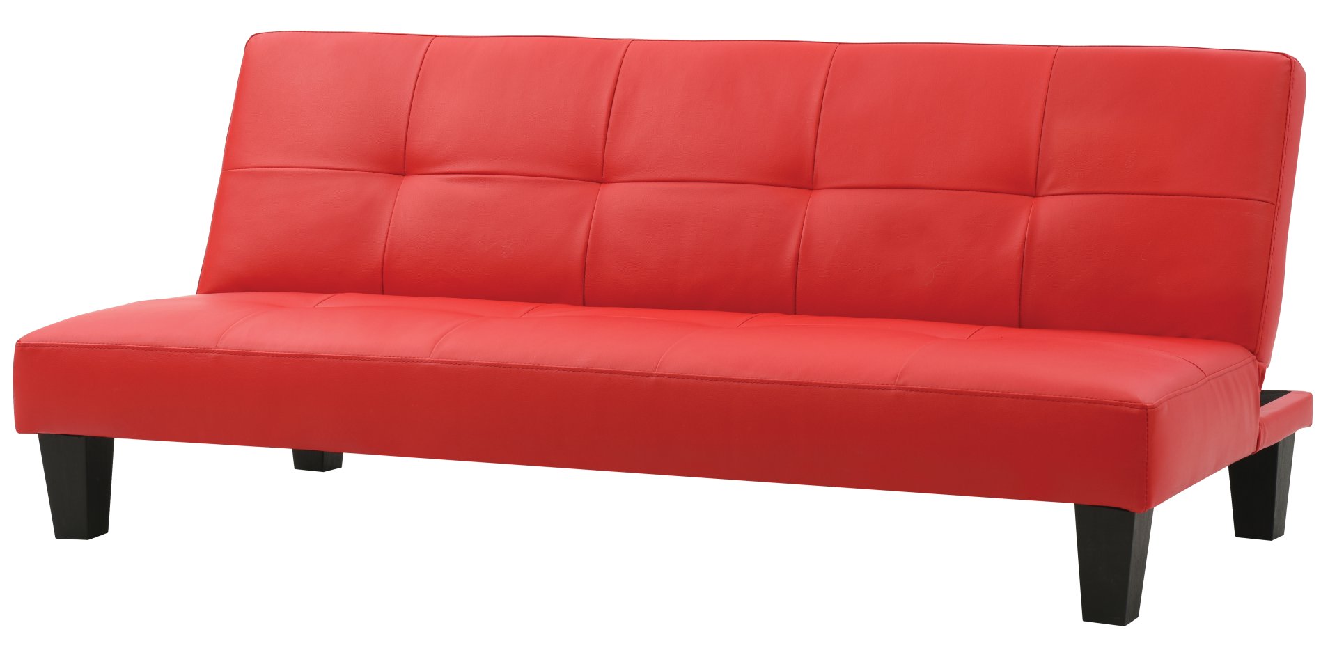 Versatile Contemporary Sofa Bed - Red - Image 2
