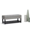 Saxon - Storage Ottoman Bench - Dove Gray - Image 8