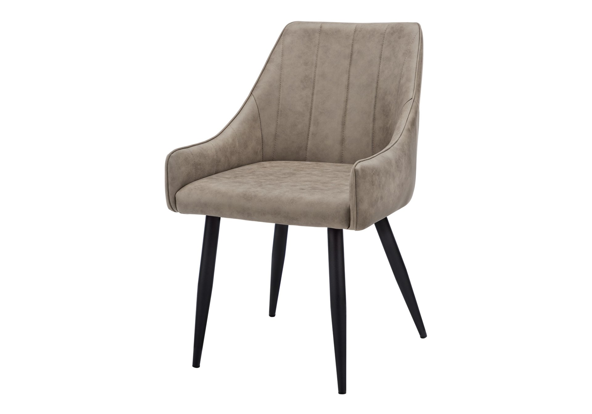 Upholstered Side Dining Chair For Dining Room (Set of 2) - Taupe - Image 2