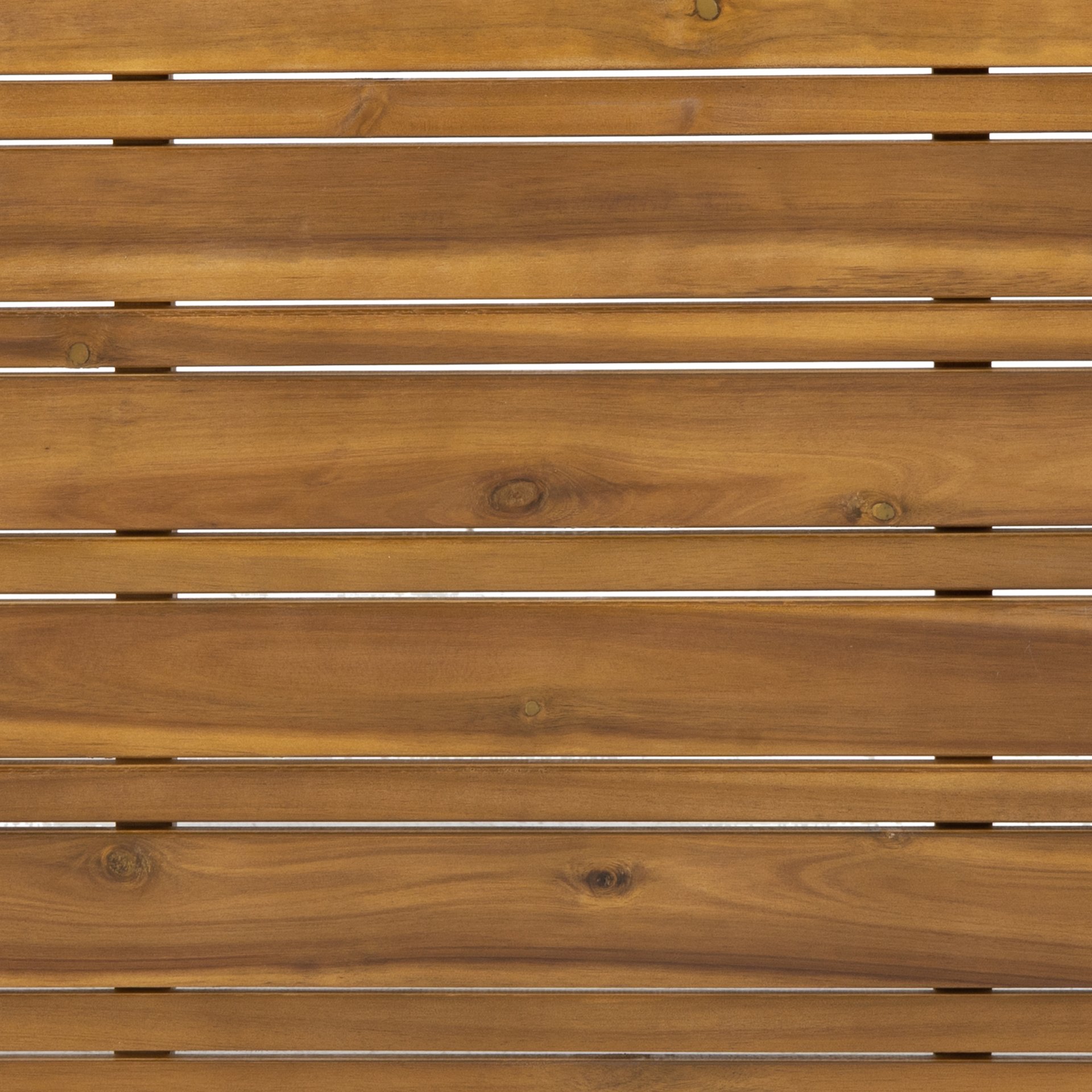 Outdoor 4 Seater Acacia Wood Chat Set With Wicker Accents And Cushions - Teak / Mixed Brown / Beige - Image 21