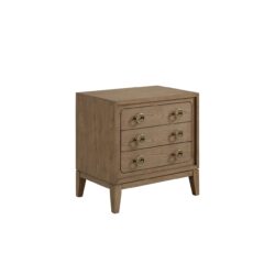 3 Drawer Nightstand With USB - Latte
