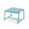 Modern Outdoor Conrad Side Table With Matte - Teal - Image 4