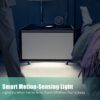 Modern Smart Side Table With Built-In Fridge, Wireless Charging, Temperature Control, Power Socket, USB Ports, Outlet Protection, Induction Light - White - Image 8