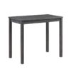 Lux - 3 Piece Counter Height Pub Table With Tufted Stools (Set of 3) - Gray - Image 2