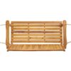 Tambora - Porch Swing Acacia Wood Slat Design - Teak - Image 7