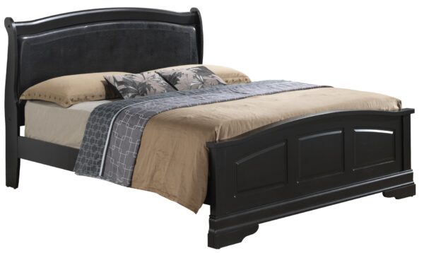 Full Elegant Traditional Bed - Black