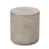 Outdoor Concrete Side Table - Light Gray - Image 5