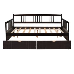 Full Size DayBed With 2 Drawers - Espresso