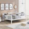 Full Size Comfort Daybed, Slat Support - White - Image 7