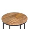 Jenna - Round Side Table - Natural - Image 6