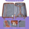 5 Piece Set (20"24"28 +A Travel Bag And A Toiletry Bag), Pp Hardshell Carry On Luggage Set With Tsa Lock Carry On Suitcase Luggage Durable Suitcase - Purple - Image 13