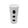 15" Pedestal Sink With Space Saving Design, Smooth Non Porous Surface For Powder Rooms - White - Image 11