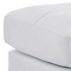 Stylish Seating Ottoman For Small Spaces - White - Image 3