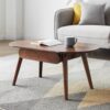 Capsule Centre Low Table With Drawers, Coffee Table - Natural - Image 9