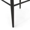 Barstools (Set of 2), Counter Height Upholstered Bar Stools With Backs And Iron Legs For Kitchen Island Fabric Seating 260Lbs Weight Capacity - Gray - Image 13
