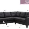 Newbury - Sectional - Black - Image 5