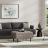 Shay - Mid Century Small Coffee Table Storage Ottoman - Gray - Image 5