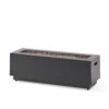 Modern Outdoor Iron Propane Fire Pit, 50, 000 Btu, Sleek Design - Brown / Gold - Image 6