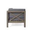 Brava - X Back Left Right Corner Bench Set - Dark Gray - Image 8