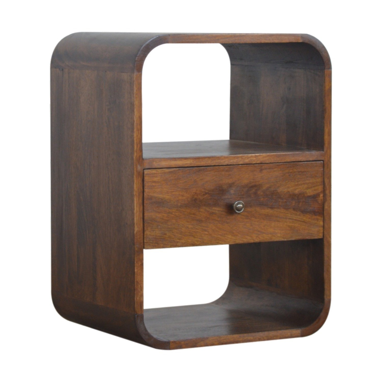 Curved Edge Nightstand - Chestnut - Image 14