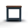 Nantucket - Side Table - Blue Denim, Whiskey - Image 2