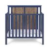 Connelly - Mini Crib With Mattress Pad Midnight - Blue / Vintage Walnut - Image 8