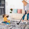 Payas - 8' X 10' Abstract Area Rug - Ivory / Blue - Image 6