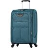 Softside Luggage Expandable 3 Piece Set Suitcase Upright Spinner Softshell Lightweight Luggage Travel Set - Green - Image 12