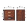 Luca - Nightstand - Brown - Image 3