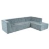 Modular Combination Living Room Sofa Set, Modern Minimalist Sofa, Living Room Upholstered Sofa Bed, Bedroom, 2 Pieces Computer Free Combination, L - Shaped - Light Gray - Image 13
