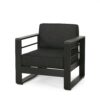 Maya Bay - Club Chair Modern Outdoor Seating - Dark Gray - Image 4