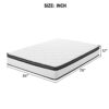 12" Full Hybrid Mattress With Pocket Coils And Memory Foam For Medium Firm Support - Creamy White / Gray / Cream - Image 9