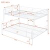 Full Long Over Queen Bunk Bed - White - Image 11