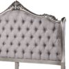 Ariadne - Eastern King Velvet Bed - Antique Silver - Image 5