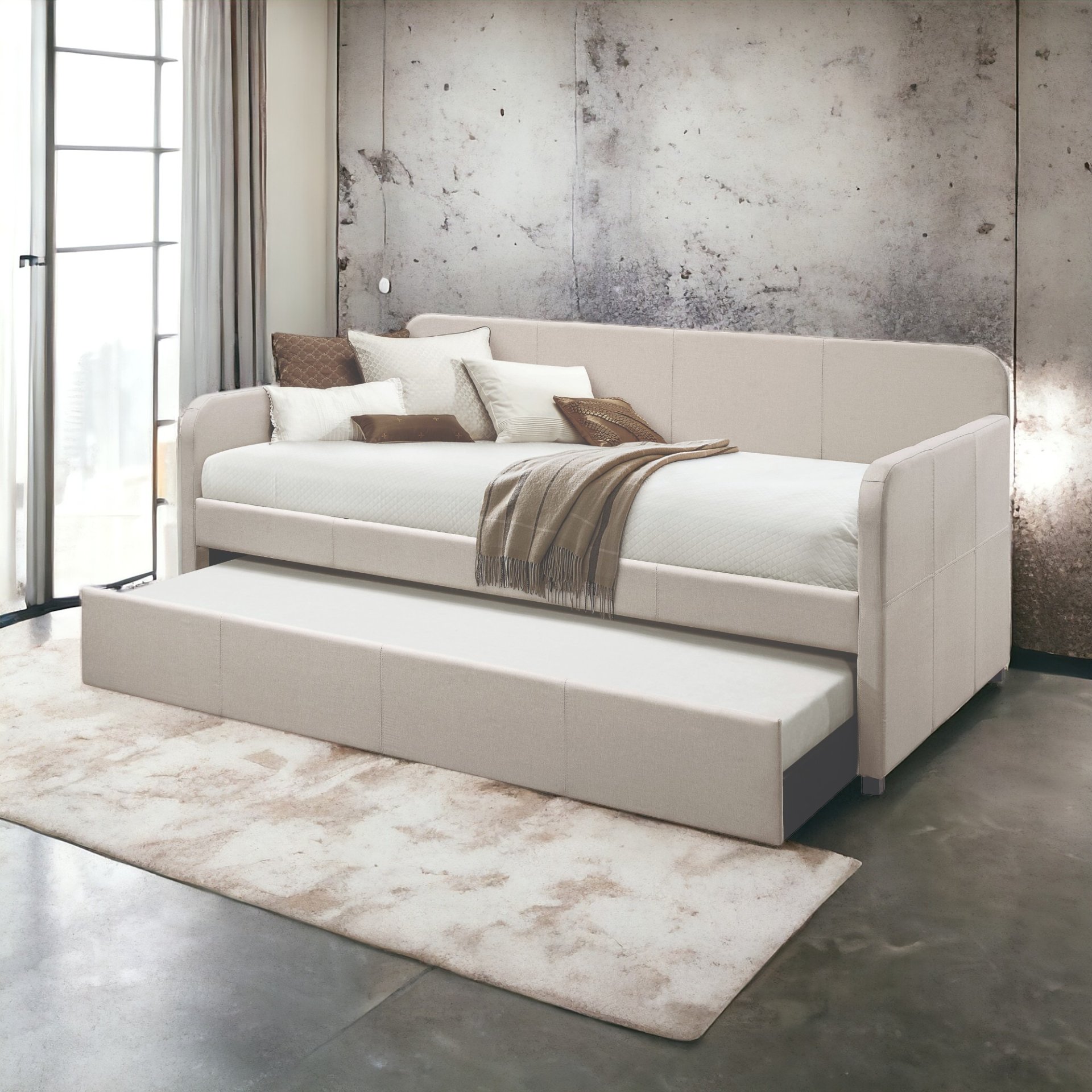 Jagger - Twin Daybed With Trundle - Fog - Image 10