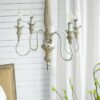 4 Light Chandelier, Hanging Light Fixture With Adjustable Chain For Kitchen, Bulb Not Included - Cream White - Image 6