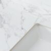 Elegant Bathroom Vanity Top With Rectangular Undermount Ceramic Sink Sintered Stone - White - Image 6