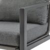 Modern Aluminum Lounge Chair With Rope Accents And Cushions For Indoor And Outdoor Spaces - Gray - Image 13