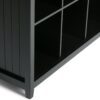 Acadian - 9 Cube Bookcase And Storage Unit - Black - Image 4