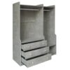 Open Wardrobe Storage For Bedroom - Gray - Image 3