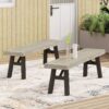 Bettina - Bench - Gray - Image 5