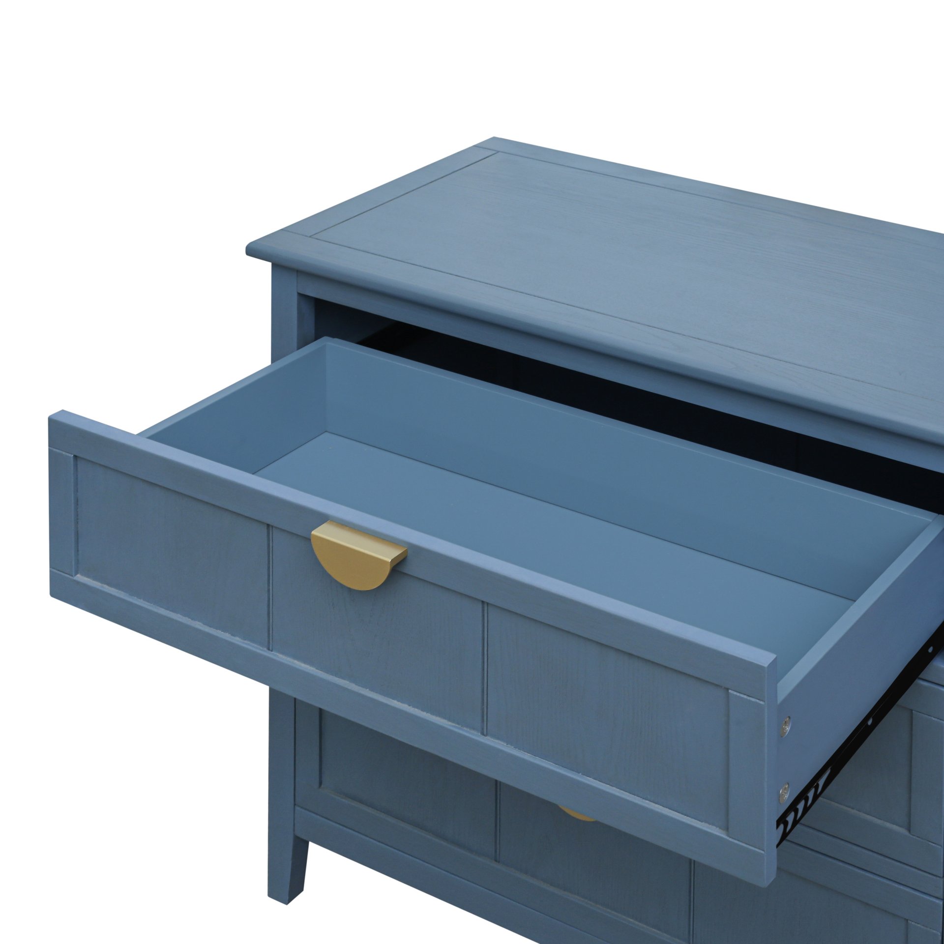 3 Drawer Cabinet For Bedroom - Blue - Image 16
