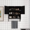 Bathroom Cabinet - Black - Image 2