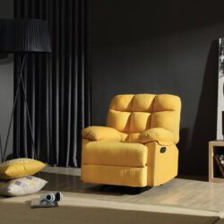 Cindy - Rocker Recliner - Yellow