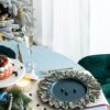Plastic Charger Plate (Set of 8) - Blue / Gold - Image 4