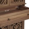 4 Door Cabinet With 1 Drawer, With 4 Adjustable Inner Shelves, Storage Cabinet - Image 6