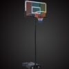 Portable Basketball Hoop Basketball System 4.76-10Ft Height Adjustable For Youth Adults LED Basketball Hoop Lights, Colorful Lights, Waterproof, Super Bright To Play At Night Outdoors, Good Gift For Kid - Black - Image 12